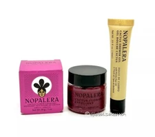 Nopalera Cactus Flower Exfoliant Jamaica Hibiscus Shower Gel 2-Pc Travel Set