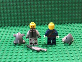 Lot 2 LEGO Ninjago Movie Minifigures Shark Army General Great White 70631 SG46