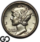 1919-D Mercury Dime, Low Mintage BU++, Key Date