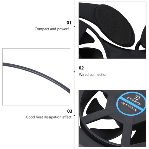 Notebook Cooler Office Travel Usb Fan Laptop Cooling Coolers Pad Small - 第 2/12 張圖片