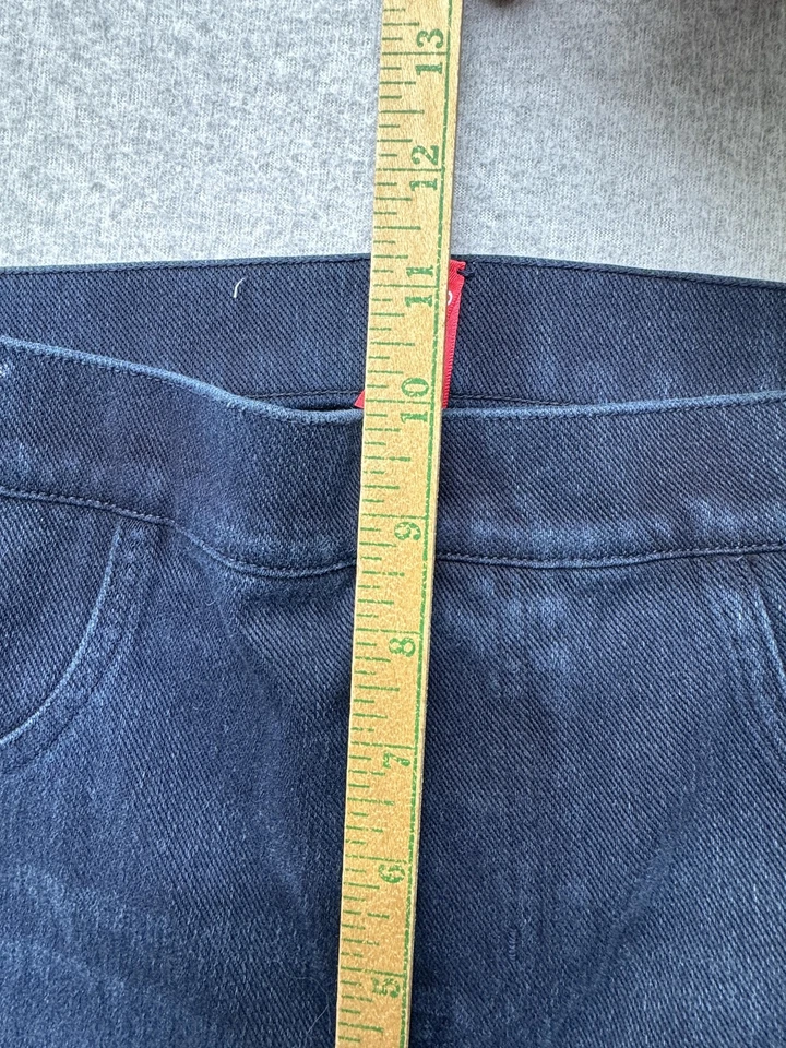 Pantalones de mezclilla ajustados elásticos Spanx Jeggings para mujer lavado medio oscuro Foto 4 de 4