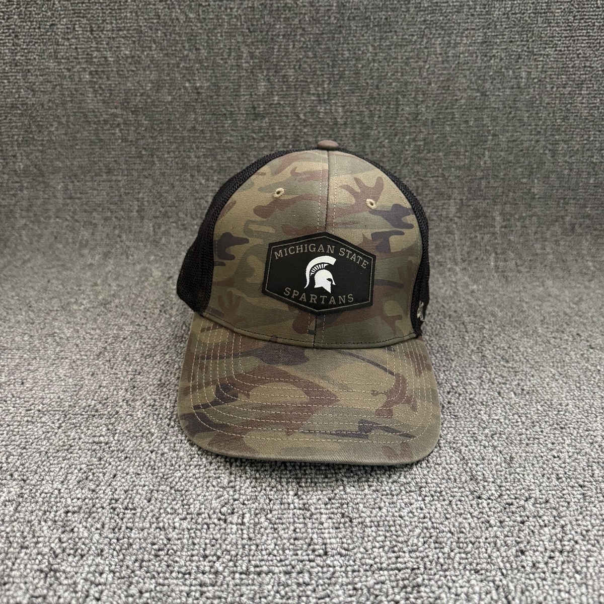 '47 Brand Michigan State Spartans Trucker Snapback Camo Black One Size Hat