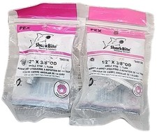 Sharkbite Pex 1/2" X 3/8" OD Angle Stop VALVE 1/4 Turn 2Pack 71 