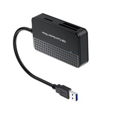 USB 3.0 4 in 1 Hub Adapter Multi Slot Memory Card Reader For SD/SDHC/SDXC