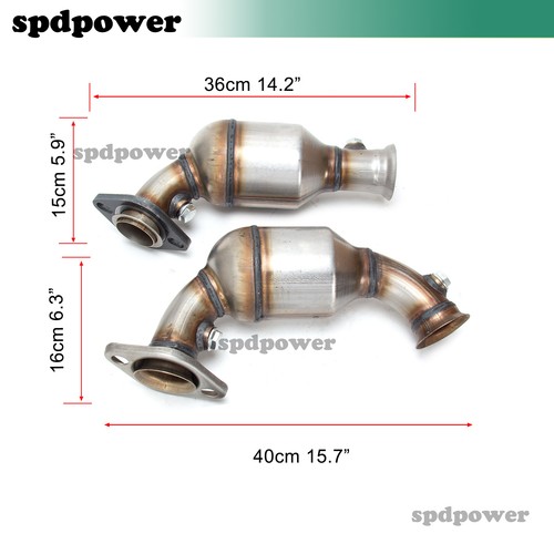 Pair Exhaust Manifold Catalytic Converter For 2002 2003 Jeep Liberty 3.7L V6 NEW - Picture 3 of 11