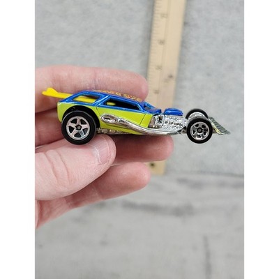 Hot Wheels Surf Crate Blue Lime Green Island Patrol Tiki 1999 Diecast Car 1:64
