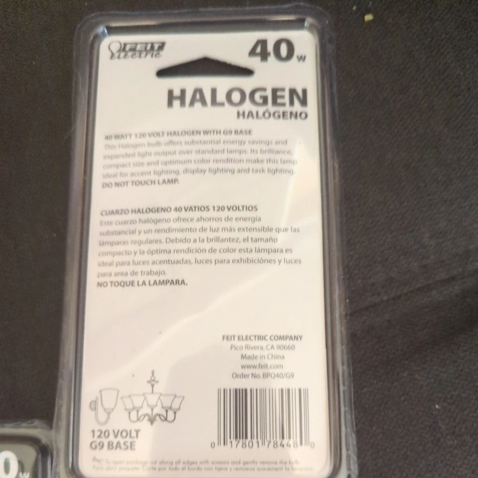 Feit Electric 40 Watt Halogen LED Bulb G9 Base 120 Volt - 5 Pack - Image 3 of 3