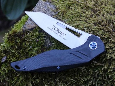 Tokisu Messer ANSU Taschenmesser 7Cr17MoV Stahl G10 Griff Linerlock