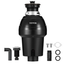 VEVOR Garbage Disposal 1 HP Continuous Food Waste Disposer 3270 RPM EZ Corded