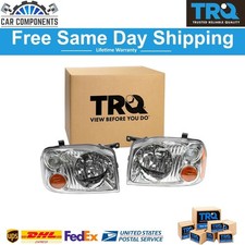New Headlight Assembly Left Right Side Set Fits 2001-2004 Nissan Frontier New Headlight Assembly Left Right Side Set Fits 2001-2004 Nissan Frontier
