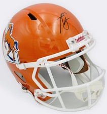 ASHTON JEANTY SIGNED BOISE STATE BRONCOS FULL SIZE REP HELMET RAIDERS BAS 029