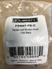 Liberty Hardware Soft Modern 1-7/16 Inch Square Cabinet Knob