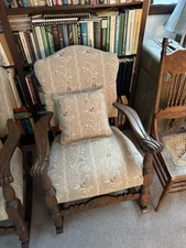 8 Chairs Which 6 Are Broken.   2 Wingbacks Are Fine.  All Chairs Are Beautiful!