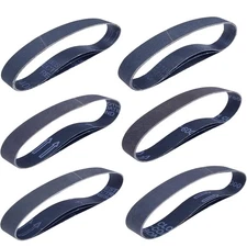 18 Pack 1 x 18 Inch Silicon Carbide Sander Belts - 3 Pcs Each of 120 240 400 ...