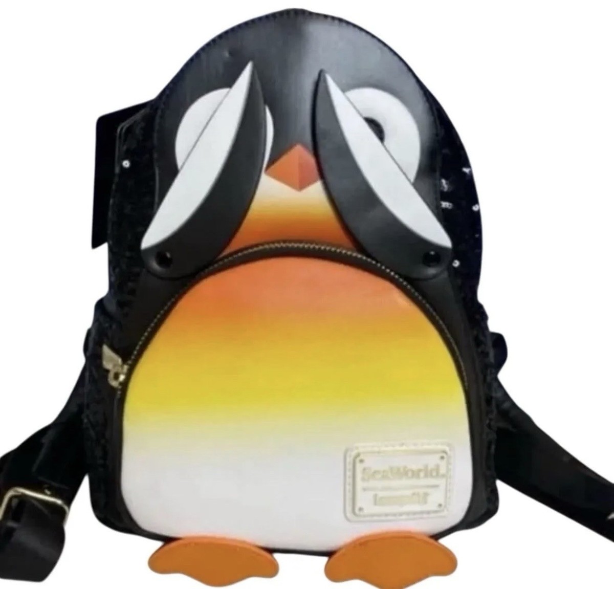 5757 Penguin Mini Backpack Purse Travel Bag Lightweight Shoulder Bag Kids TINY Backpack Penguin – Bungalow360 main image 4