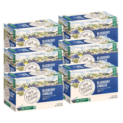 Blueberry Cobbler Medium Roast Coffee Pods - 72 Count Total