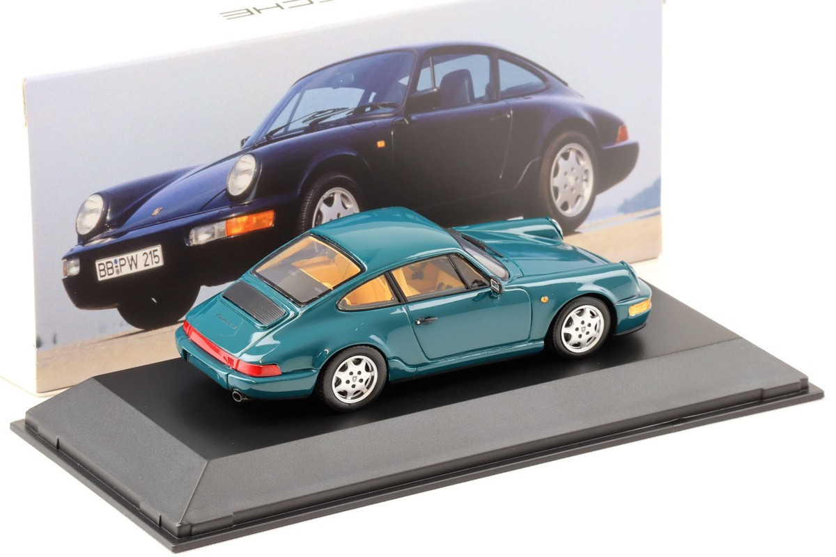 1:43 Spark Porsche 911 964 Carrera 4 Coupe Amazon green MAP