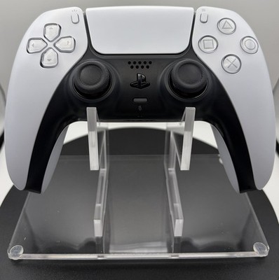 Sony PS5 DualSense Wireless Controller White Cleaned Serviced Tested Working