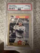 2022 Topps Series 2 - 1987 Topps All-Star Baseball Aaron Judge #87AS-4 PSA 7 NM