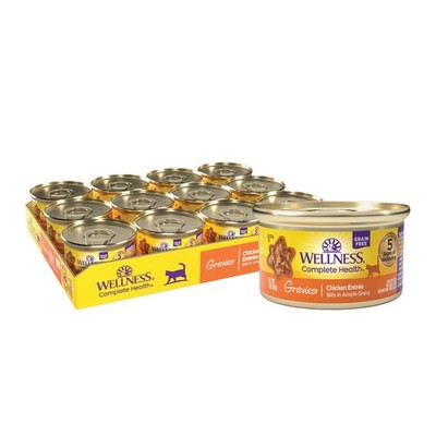 Grain Free Adult Wet Cat Food Natural Protein Rich Chicken Dinner in Gravy 3