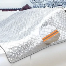 Car Front Windshield Snow Cover Winter Frost Ice Sun Shield Protector Trim