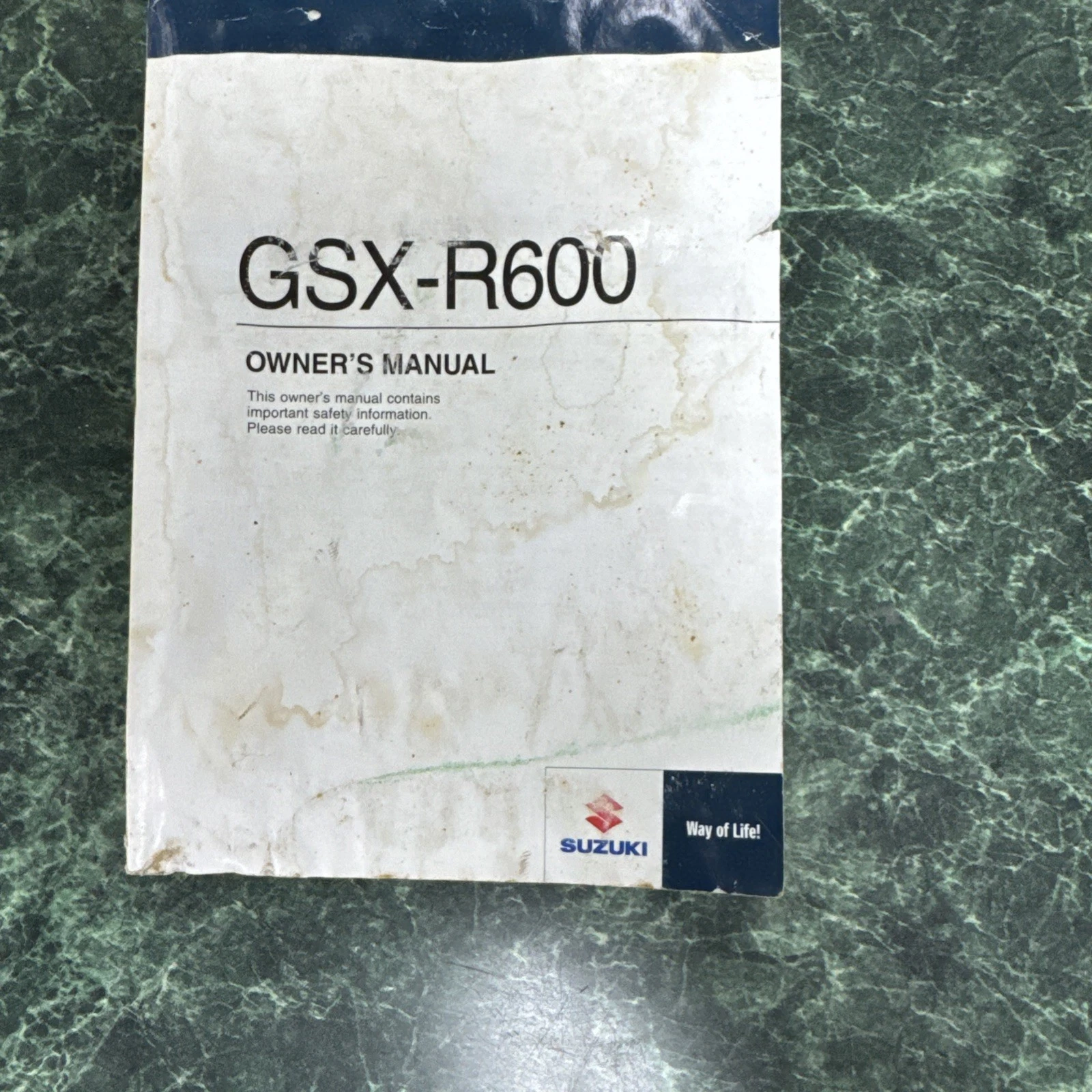 MANUAL, OWNER'S (ENGLISH)