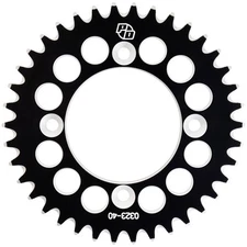 Primary Drive Rear Aluminum Sprocket 40 Tooth Black For Honda CRF110F 2013-2025
