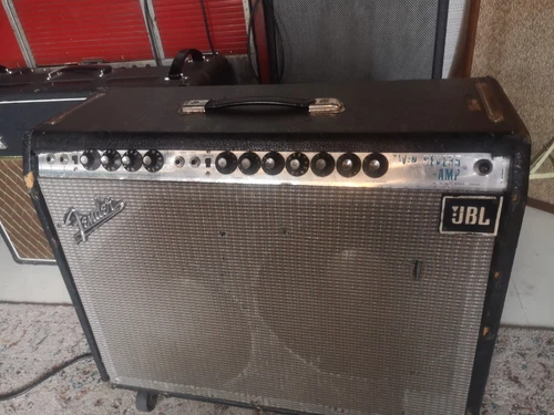 Fender Twin Reverb Silverface Valve Amplifier 1970s Vintage - Picture 9 of 12