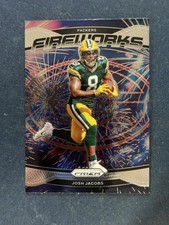 2024 Panini Prizm Fireworks #5 Josh Jacobs Green Bay Packers
