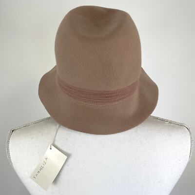 Revolve Hat Attack Mauve Felt Fedora Hat With Stitched Band  display picture 3