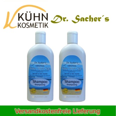 2 x 250ml Totes Meer Salz Shampoo mit Kamille Sanddornöl Dr. Sachers 