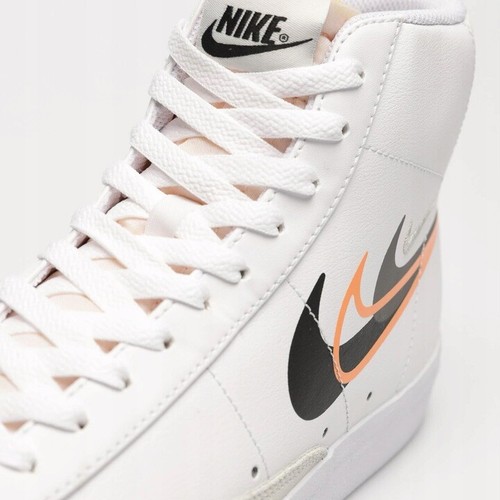 FN7809-100 Nike Blazer Mid 77 Laufschuhe/Sportschuhe Herren Weiß Sneakers - Picture 6 of 9