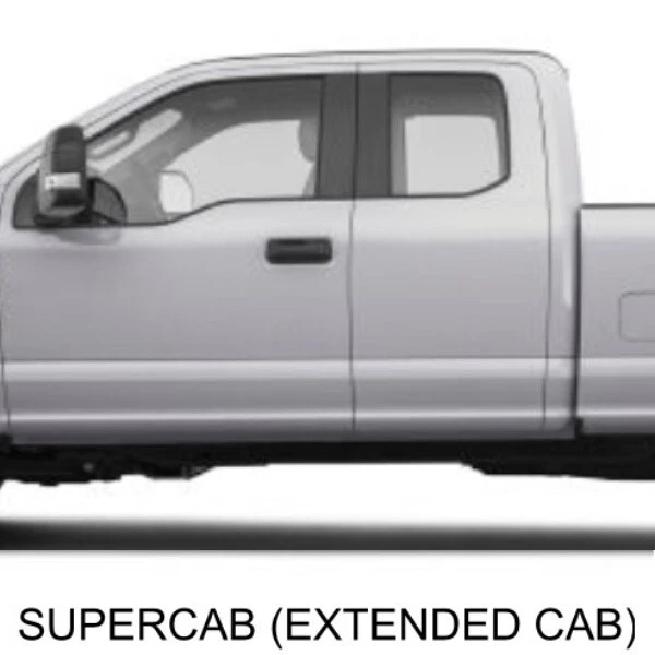 Alfombrillas HUSKY X-Act Contour delanteras traseras para Ford F250 F350 17-25 cabina extendida Foto 2 de 4