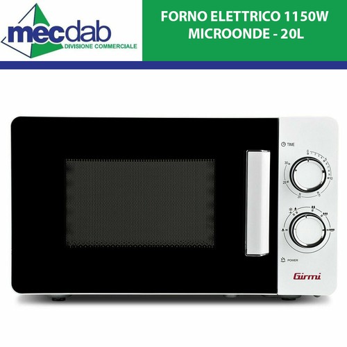 Forno a microonde Girmi 1150 W Capacità 20L Funzione Scongelamento | eBay