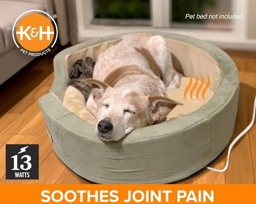 K&H Pet Bed Warmer Large 11"x24" Warmth for Arthritic & Older Pets New - Picture 5 of 5