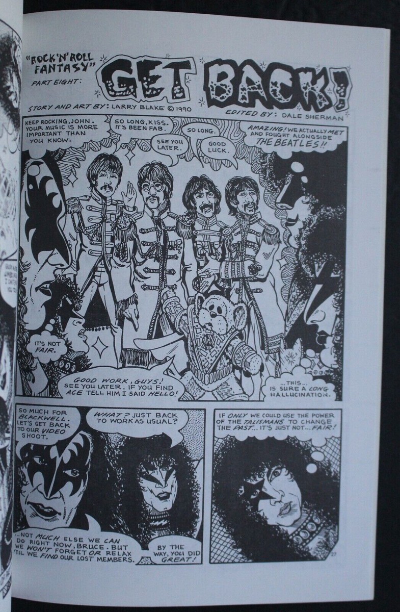 TRIAL RUN #6 Miller 1991 RARE comic BEATLES KISS Rock Bands