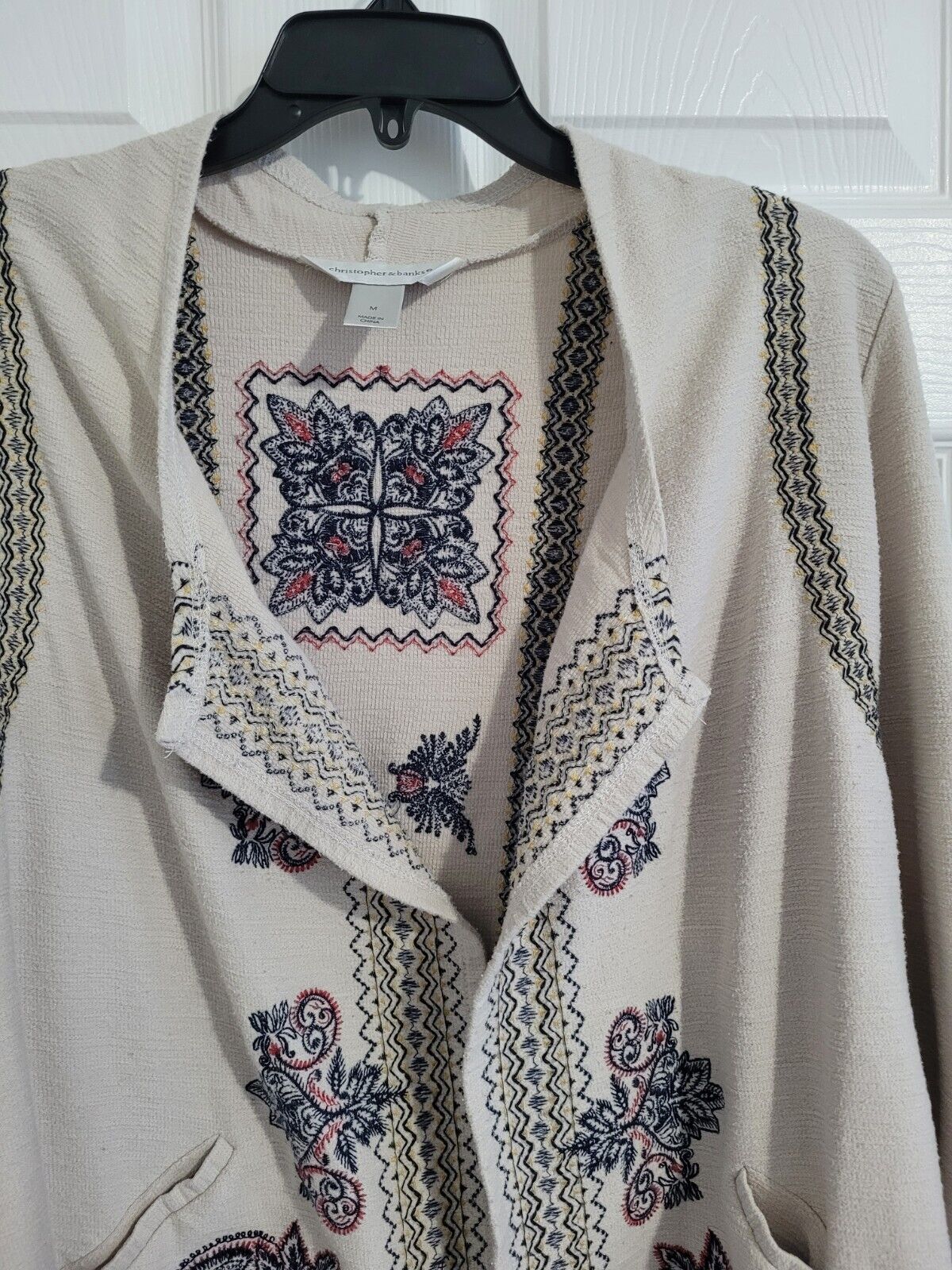 Christopher & Banks Knitted Cardigan Sweater Size… - image 4