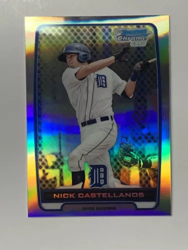 Nick Castellanos 2012 Bowman Chrome Refractor RC /500 Phillies NM-MT