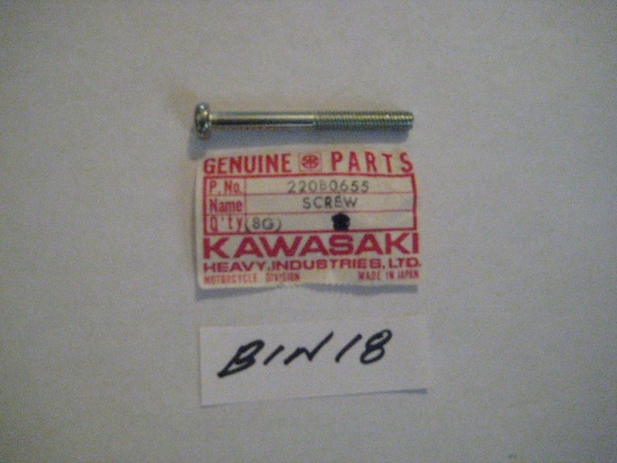 もやしヘッド KAWASAKI Z1/Z1-R/KZ/H2/H1/F/A/MT1 6 X 55MM PAN HEAD SCREW NOS! | eBay