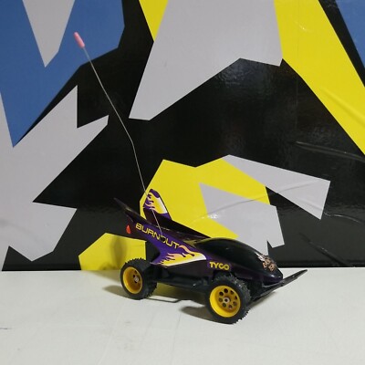 Tyco Micro Burnout RC For Parts/ Repair Untested Purple Yellow As Is