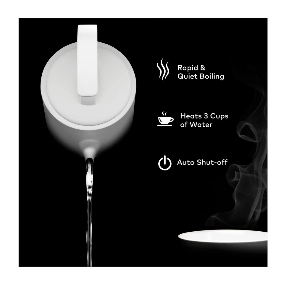 ChefWave Electric Lightweight Pour over Kettle for Coffee And Tea Matte White - Image 2 of 4