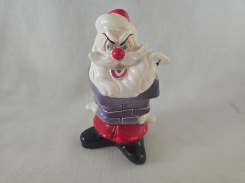Figura de Papá Noel psicópata vintage Kreiss Navidad en chimenea Japón