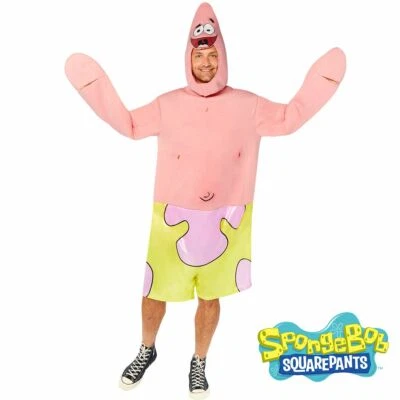 AMSCAN Seestern Patrick Kostüm aus Spongebob Schwammkopf für Herren Gr. M-XL