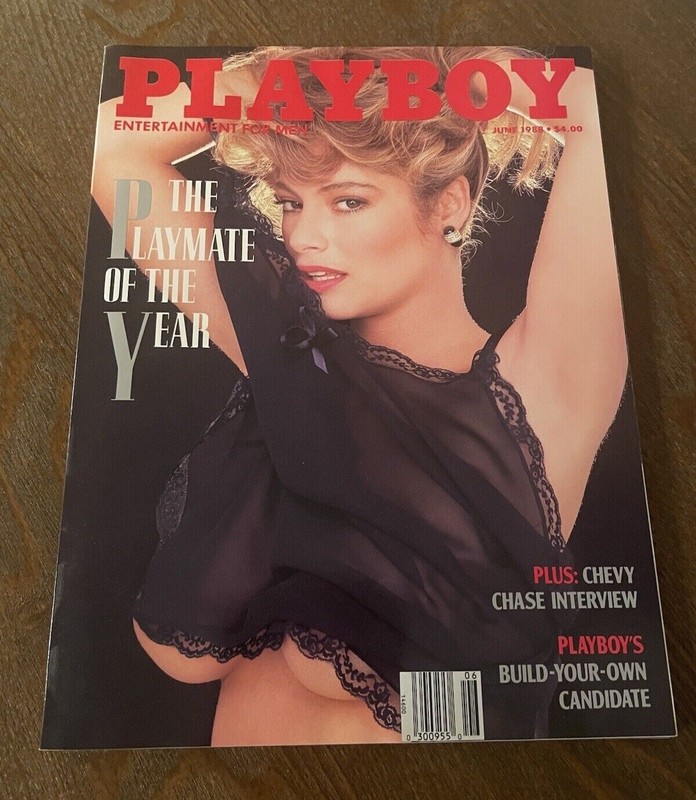 Playboy June 1988 India Allen, Playmate of the Year, Chevy Chase interview