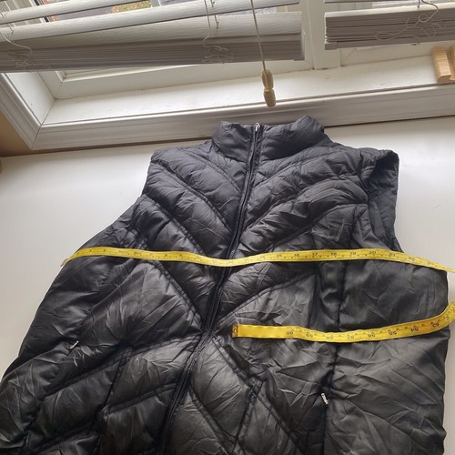 Eddie Bauer Vest Woman XXL Black Premium Goose Down Puffer Zip Pockets Gorpcore - Picture 12 of 13
