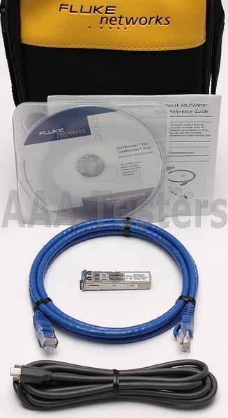 Fluke Networks LinkRunner Duo Gigabit Copper Fiber Network Fluke Networks LinkRunner Duo Gigabit Copper Fiber Network