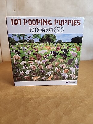 101 Pooping Puppies 1000 Piece Puzzle New-Sealed | eBay