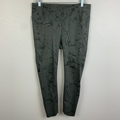 Athleta Leggings Medium Green Velocity 