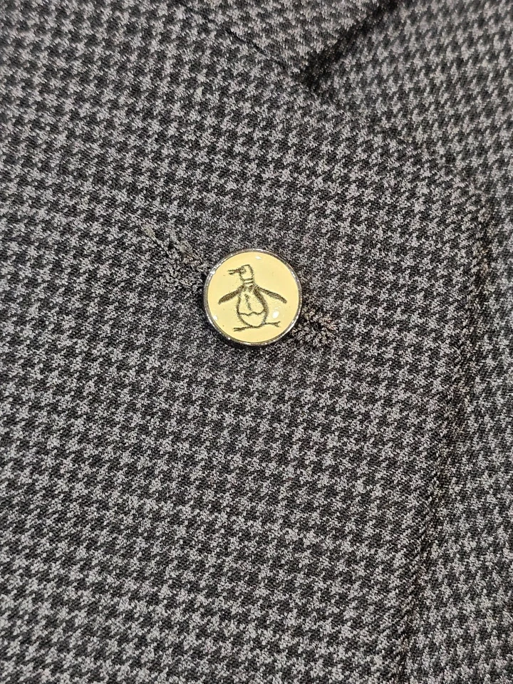 Penguin an Original Wool Blend Dual Vent Gray Sport Blazer Jacket 38R - Image 3 of 4