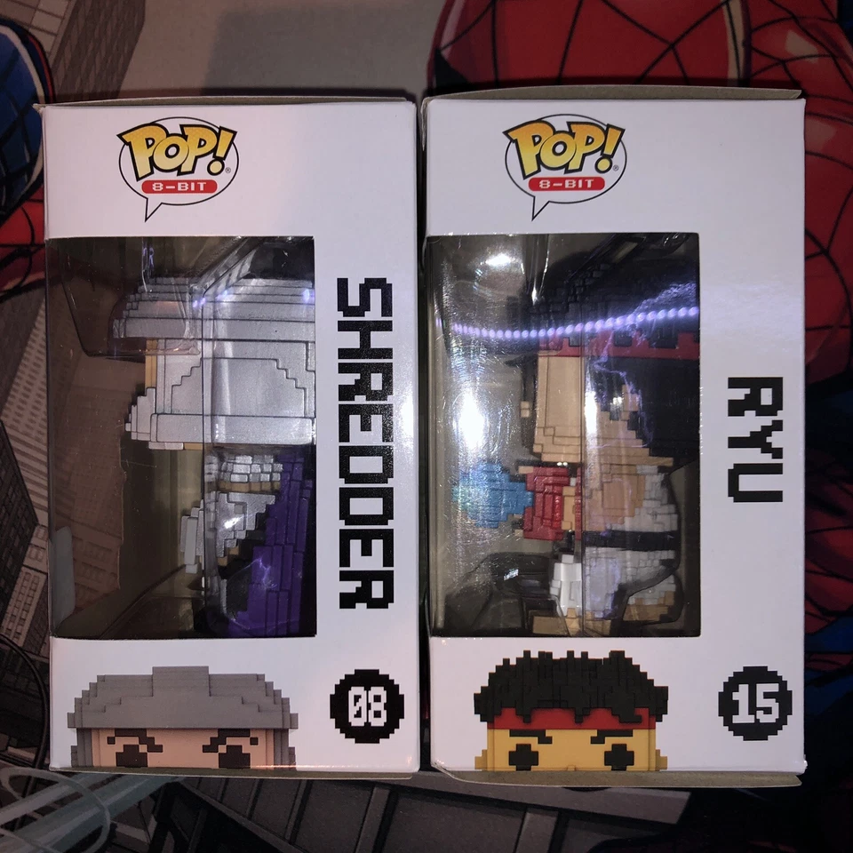 *NUEVO* ¡Funko POP 8 BITS! Lote - Trituradora y Ryu NYCC EXCLUSIVAS - (2017 ABOVEDADA) Foto 2 de 4